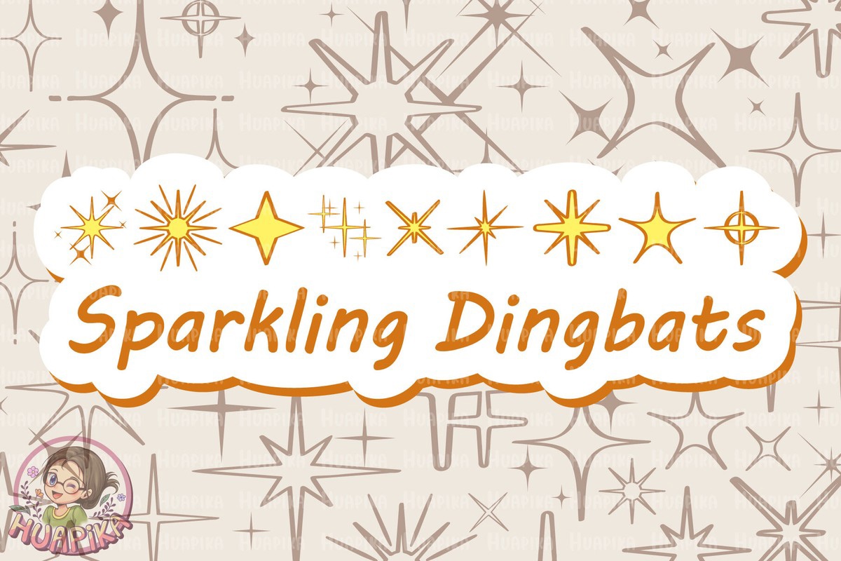 Шрифт Sparkling Dingbats