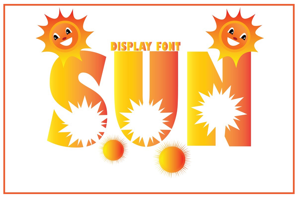 Шрифт Sun