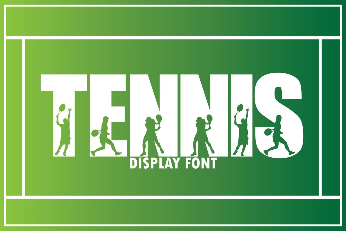 Шрифт Tennis