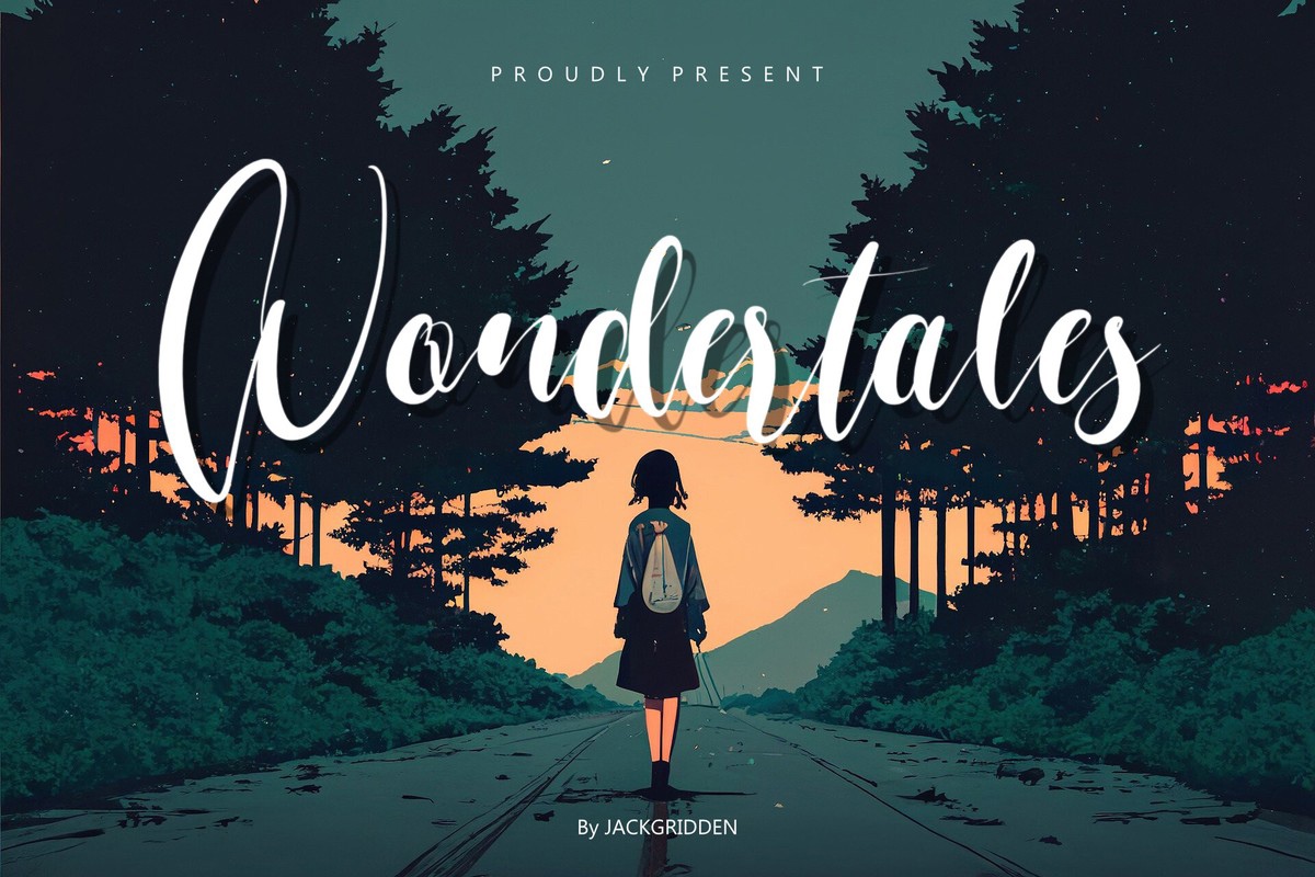 Шрифт Wondertales