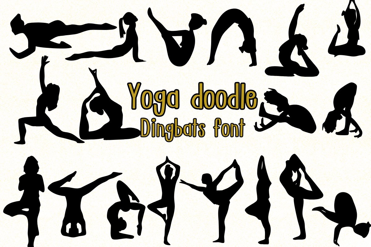 Шрифт Yoga Doodle