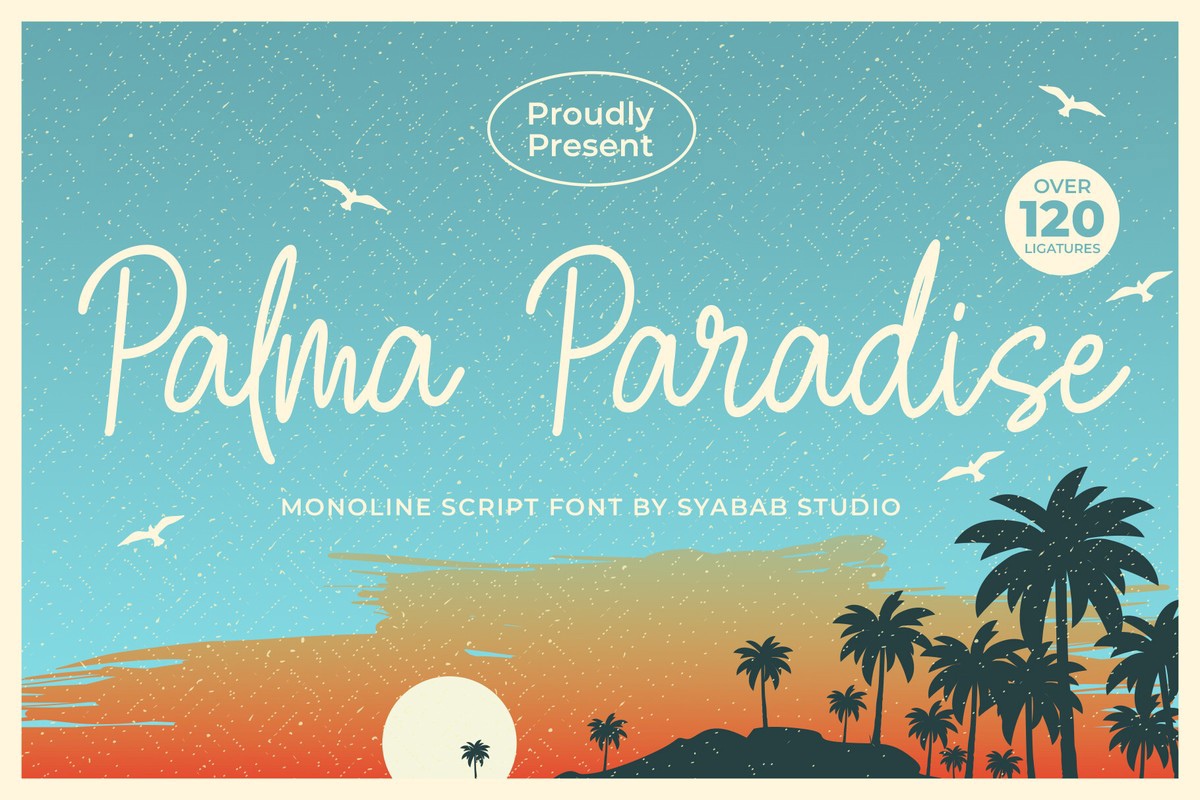 Шрифт Palma Paradise