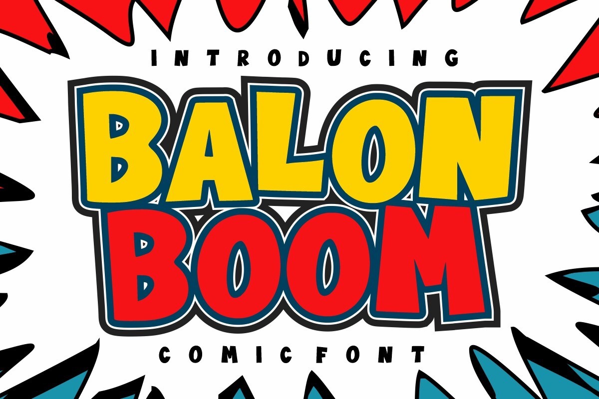 Шрифт Balon Boom