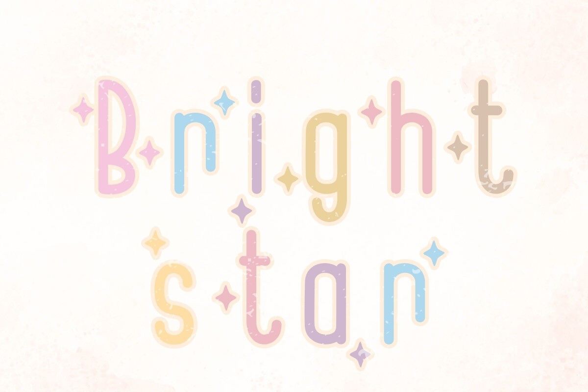 Шрифт Bright Star