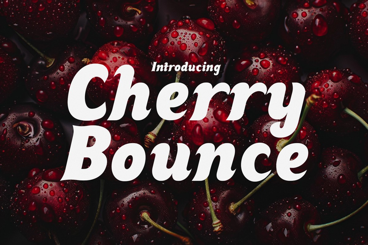 Шрифт Cherry Bounce