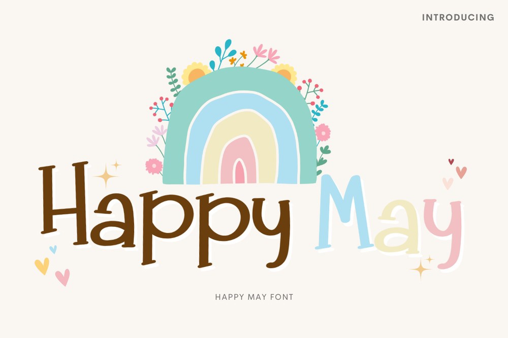 Шрифт Happy May