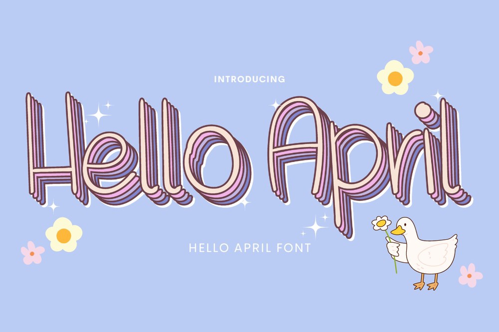 Шрифт Hello April