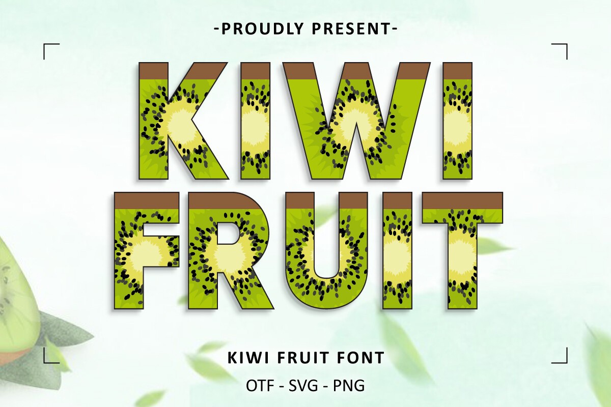 Шрифт Kiwi Fruit