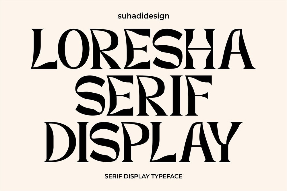 Шрифт Loresha Serif Display