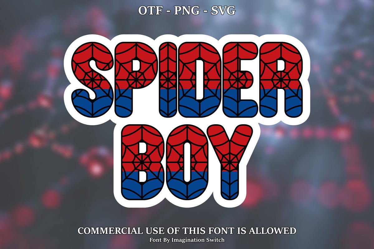 Шрифт Spider Boy