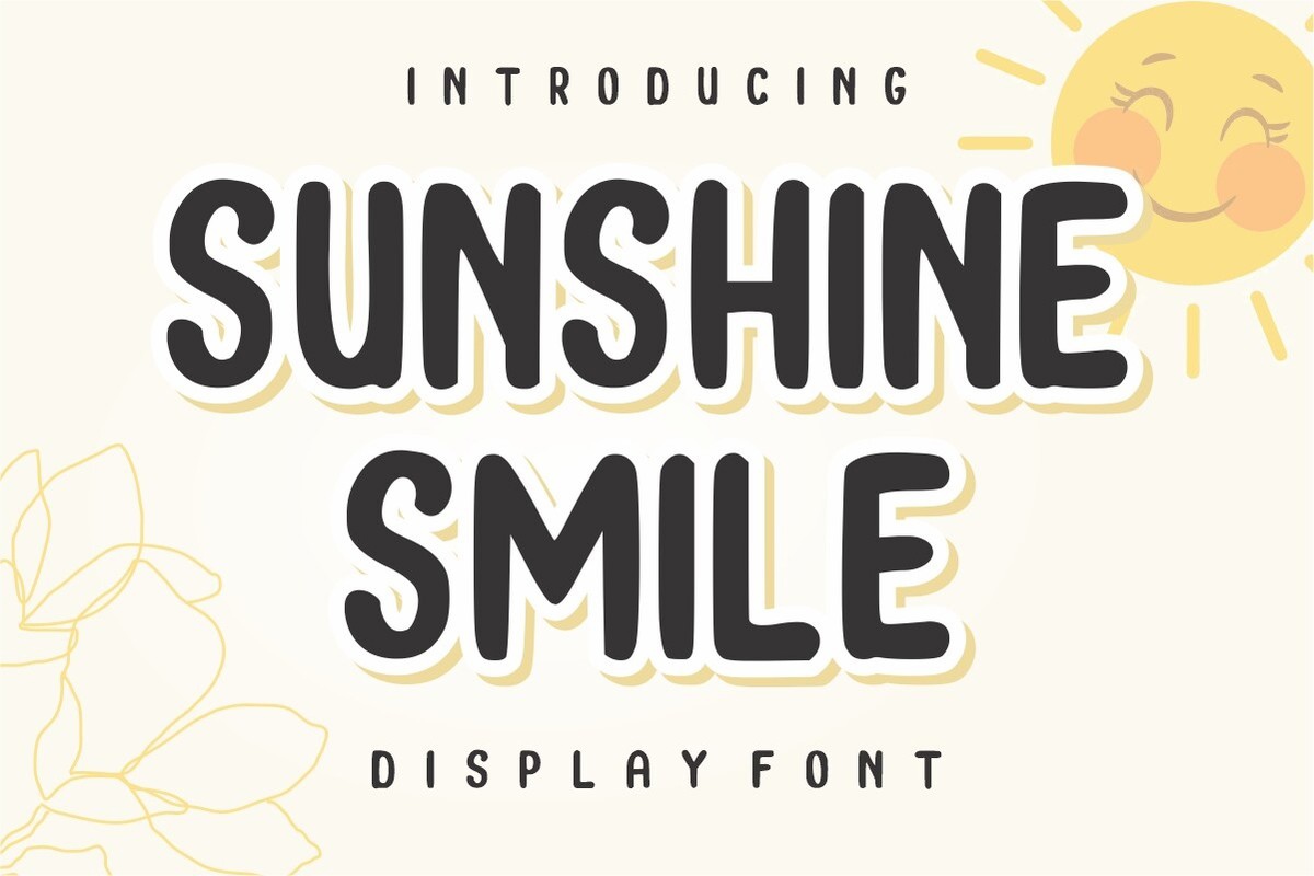 Шрифт Sunshine Smile