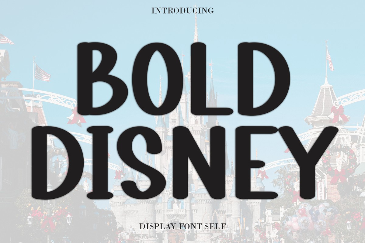 Шрифт Bold Disney