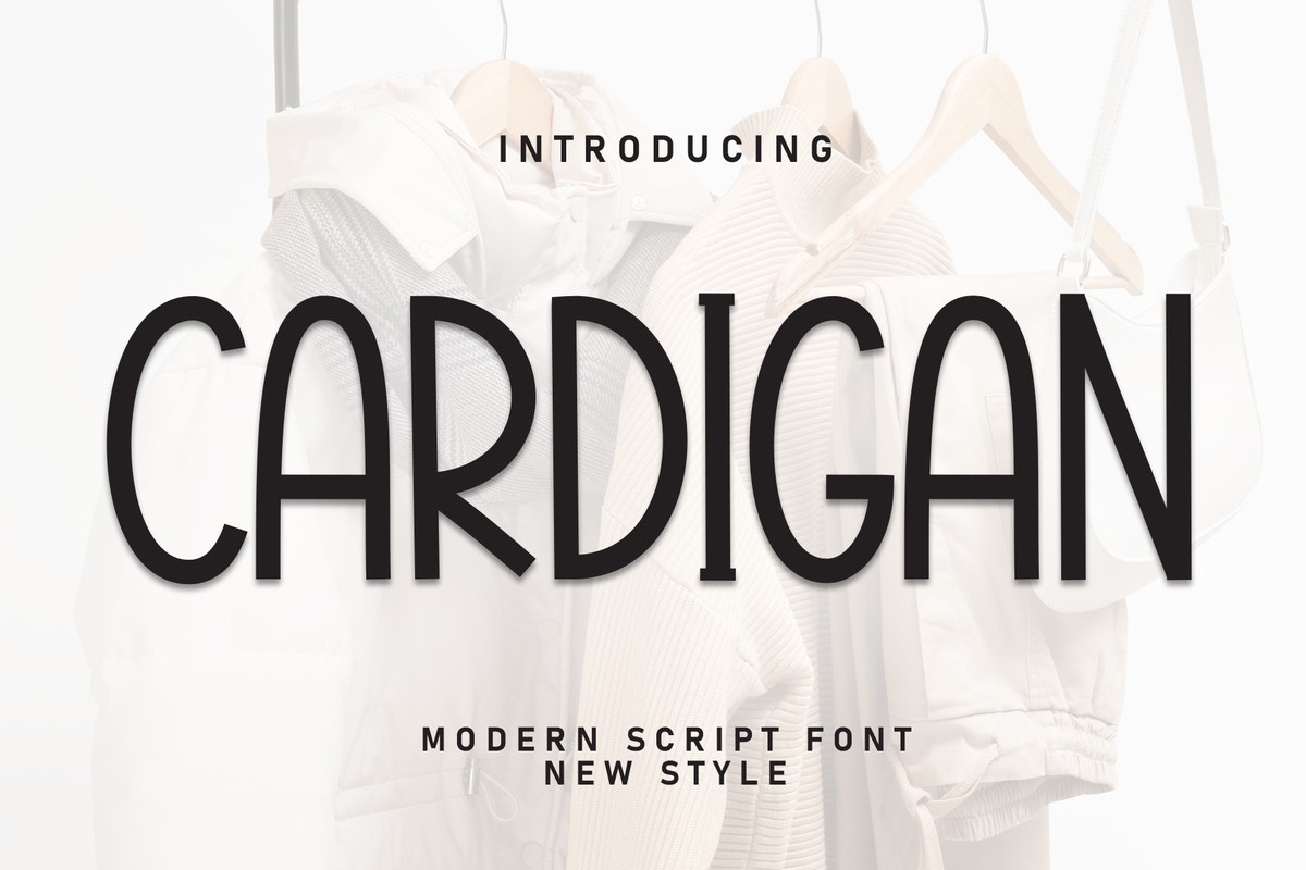 Шрифт Cardigan