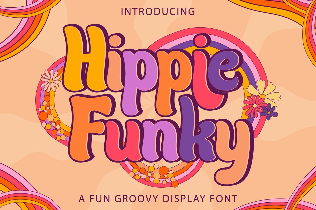 Шрифт Hippie Funky