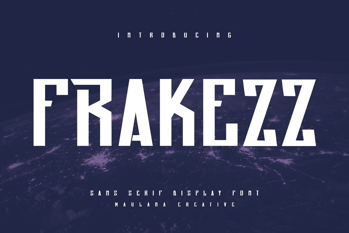 Шрифт Frakezz