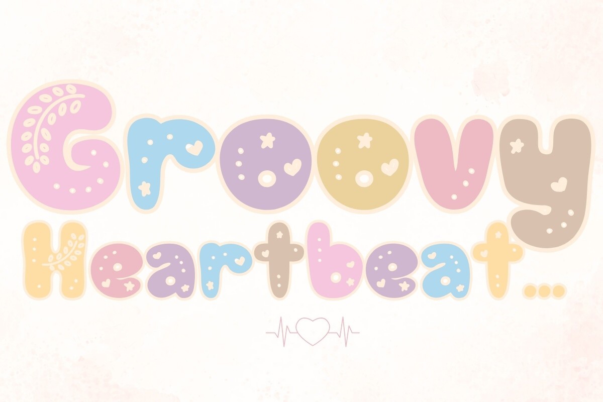 Шрифт Groovy Heartbeat