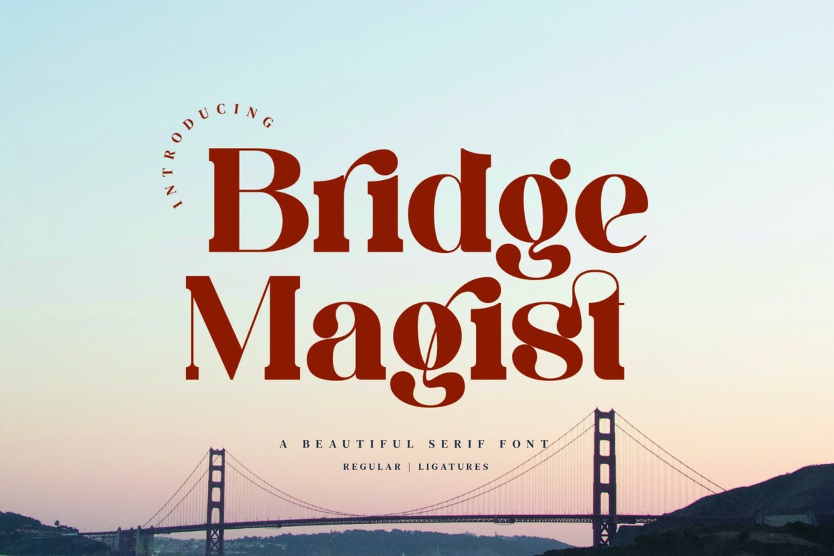 Шрифт Bridge Magist