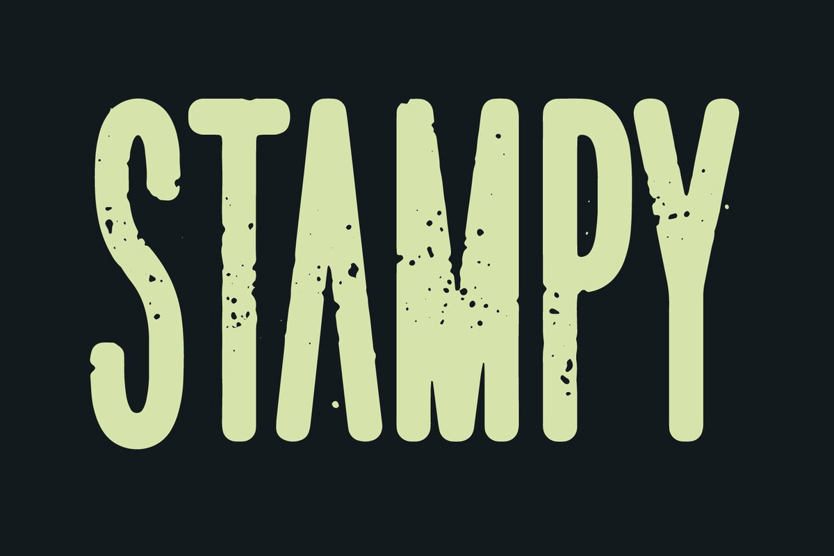 Шрифт Stampy