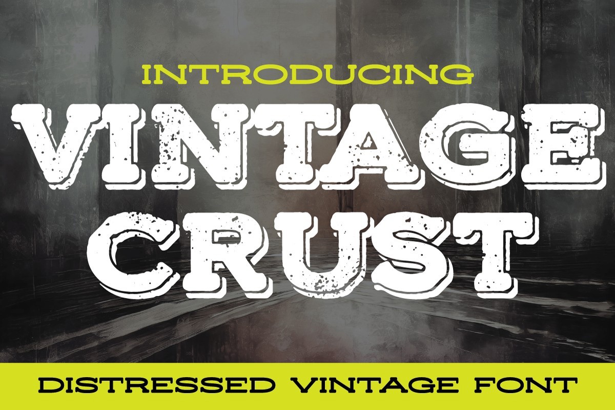 Шрифт Vintage Crust