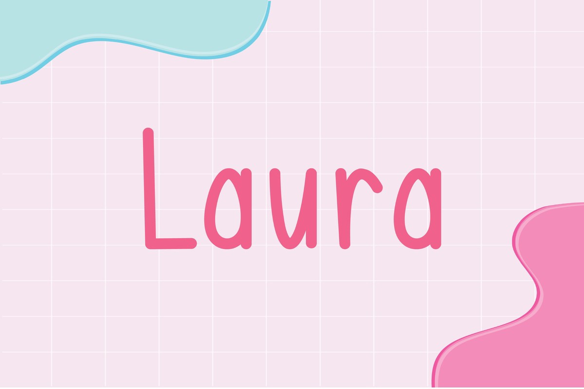 Шрифт Laura