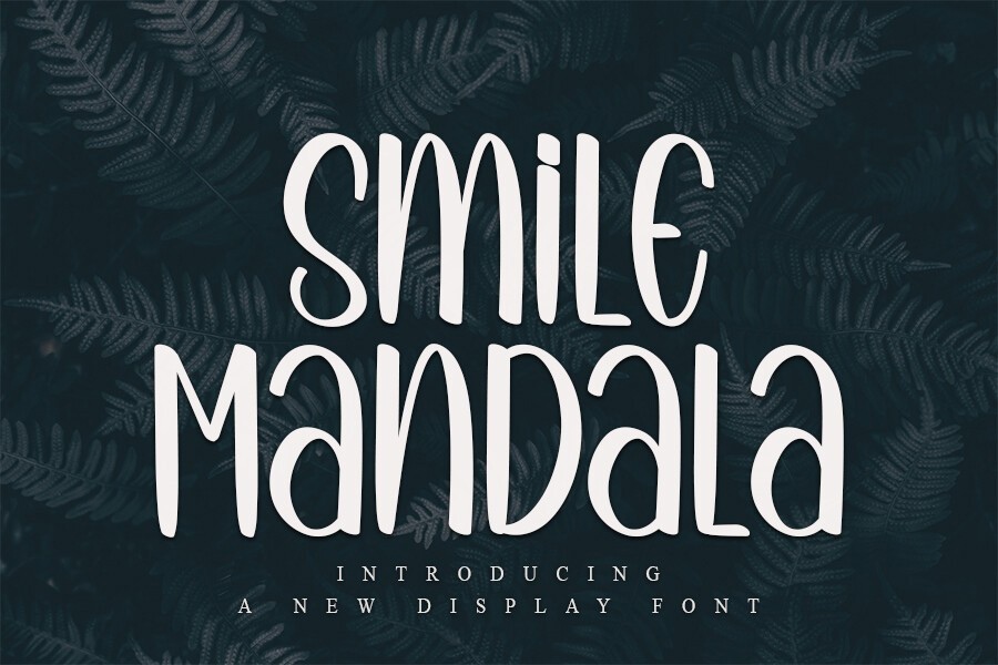 Шрифт Smile Mandala