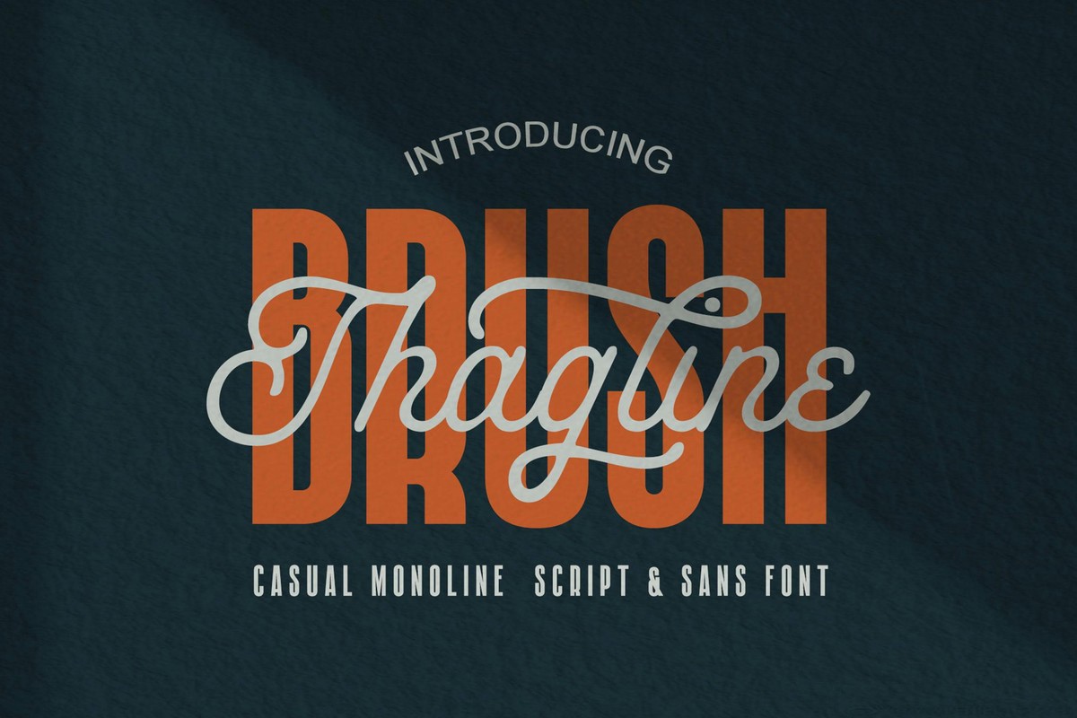 Шрифт Brush Thagline