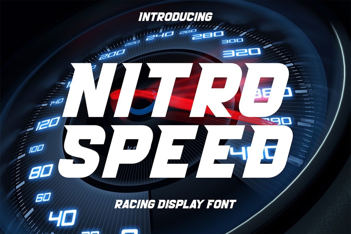 Шрифт Nitro Speed