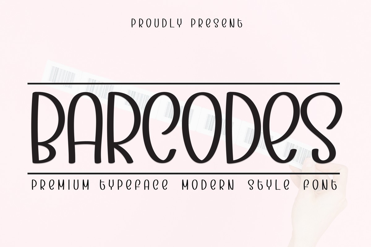 Шрифт Barcodes