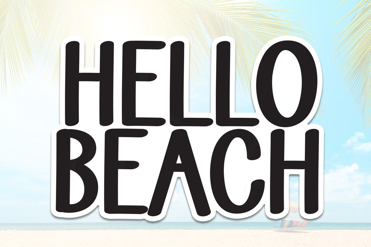 Шрифт Hello Beach