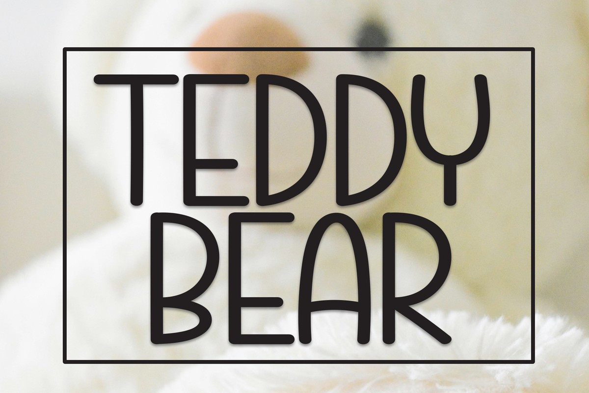 Шрифт Teddy Bear