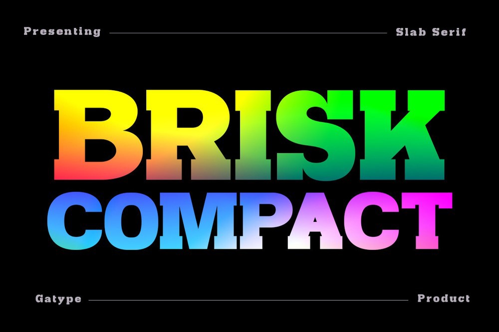 Шрифт Brisk Compact