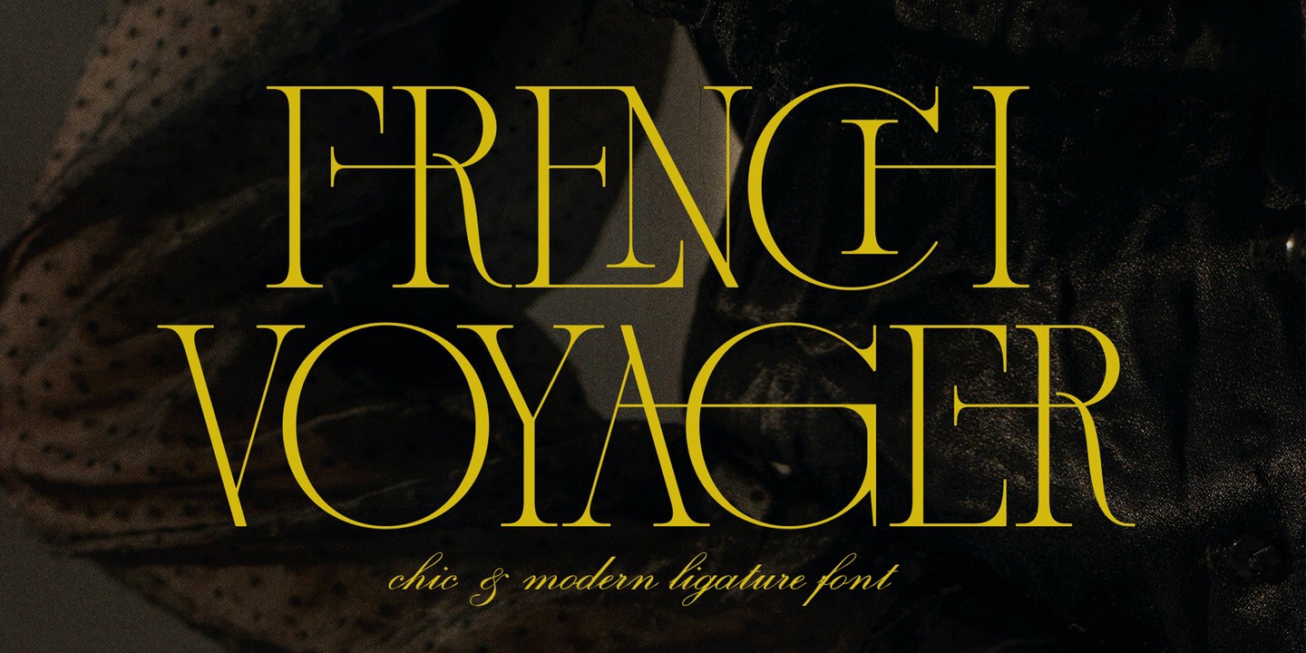 Шрифт French Voyager