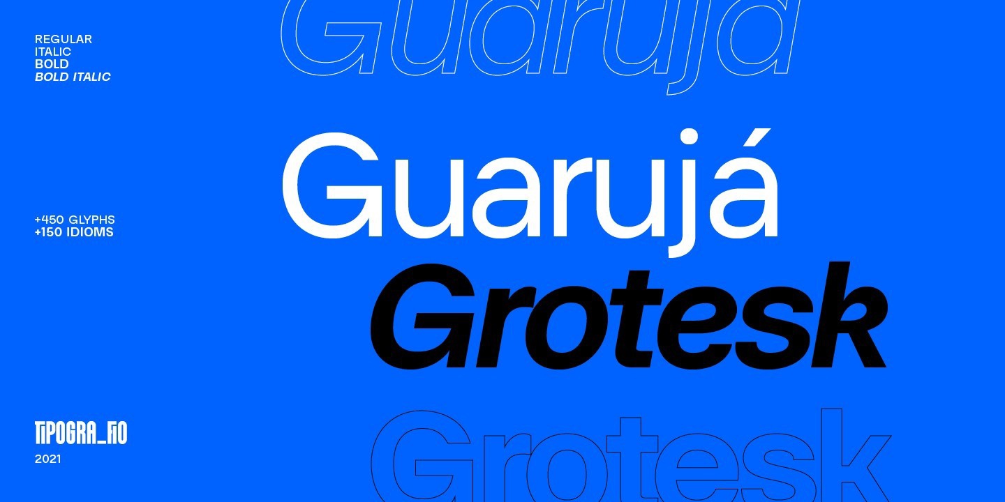 Шрифт Guaruja Grotesk