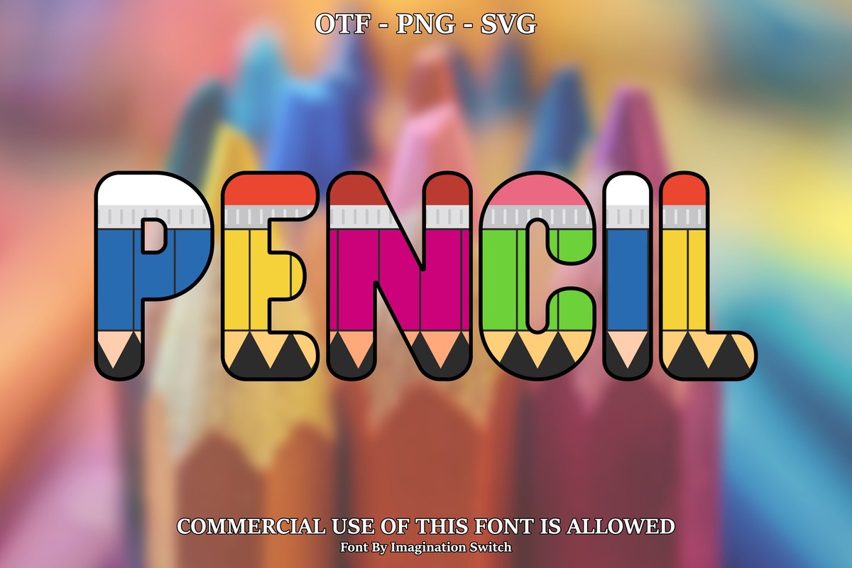 Шрифт Pencil