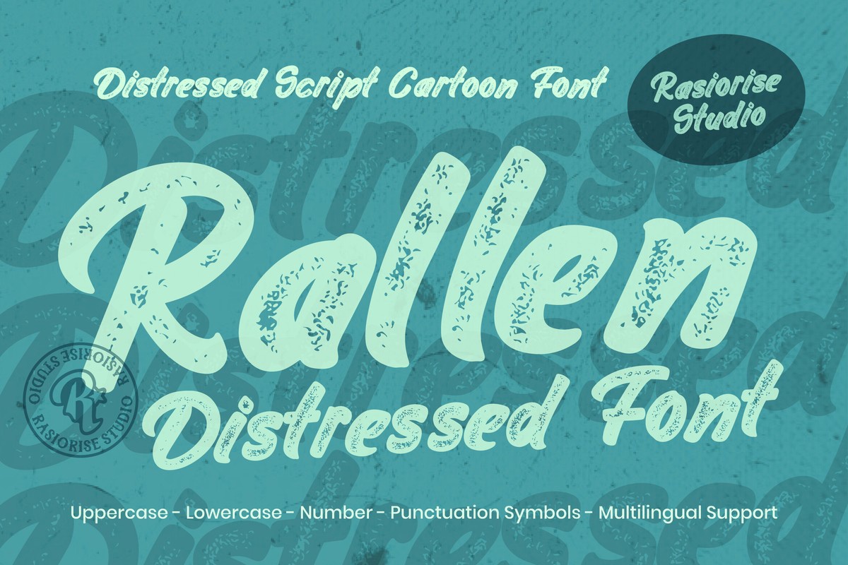 Шрифт Rallen Distressed