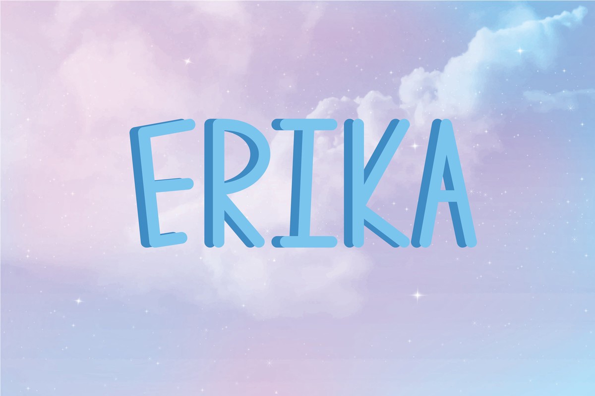 Шрифт Erika