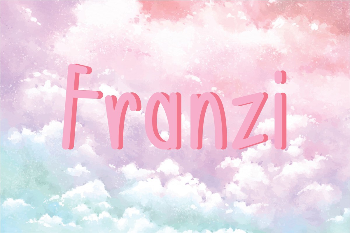 Шрифт Franzi