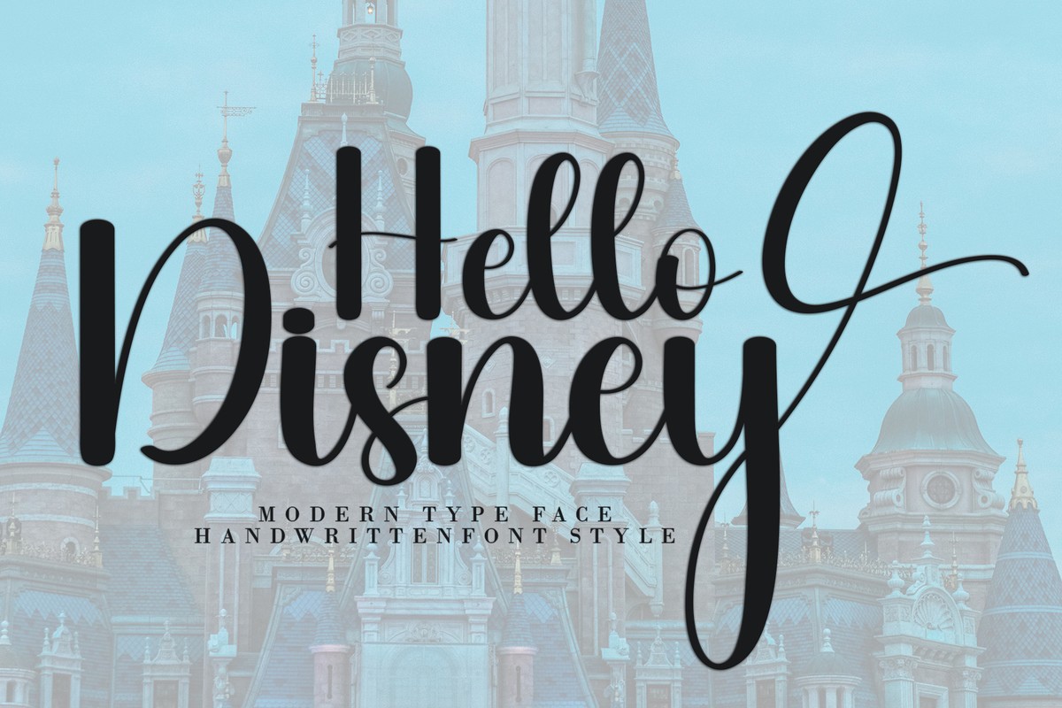 Шрифт Hello Disney