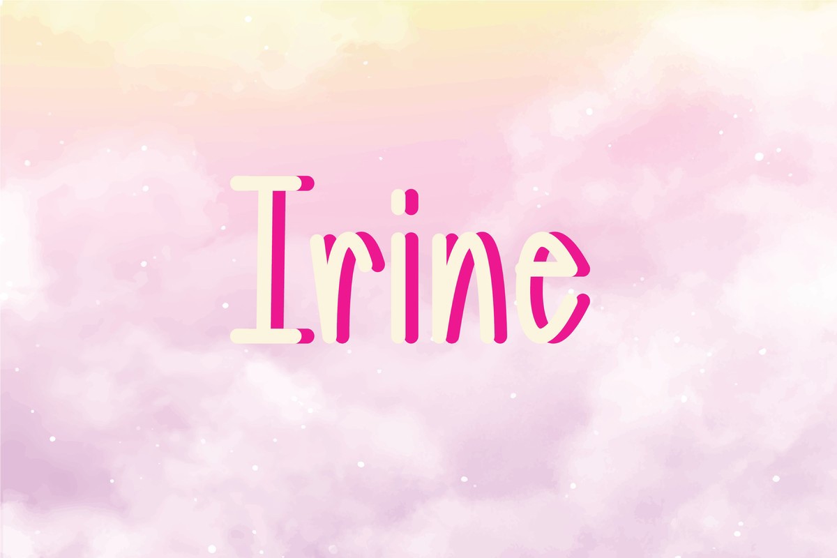 Шрифт Irine