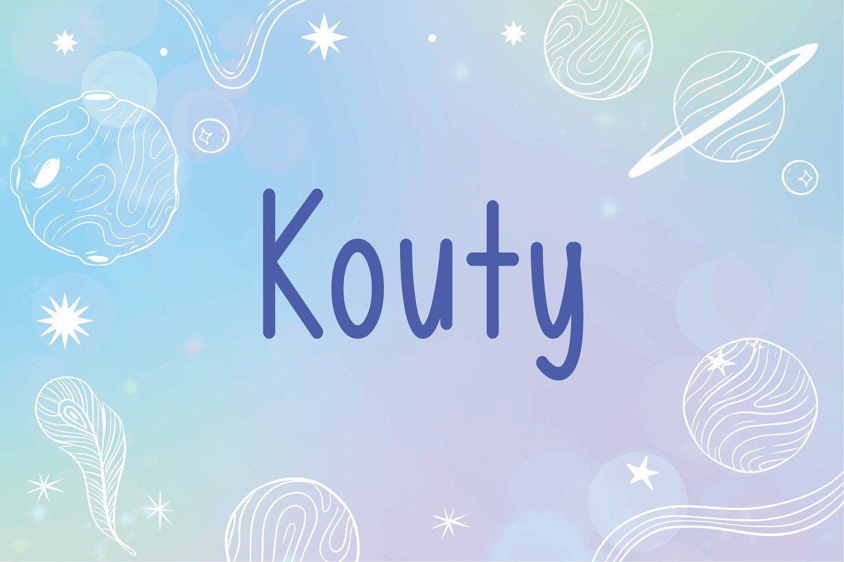 Шрифт Kouty