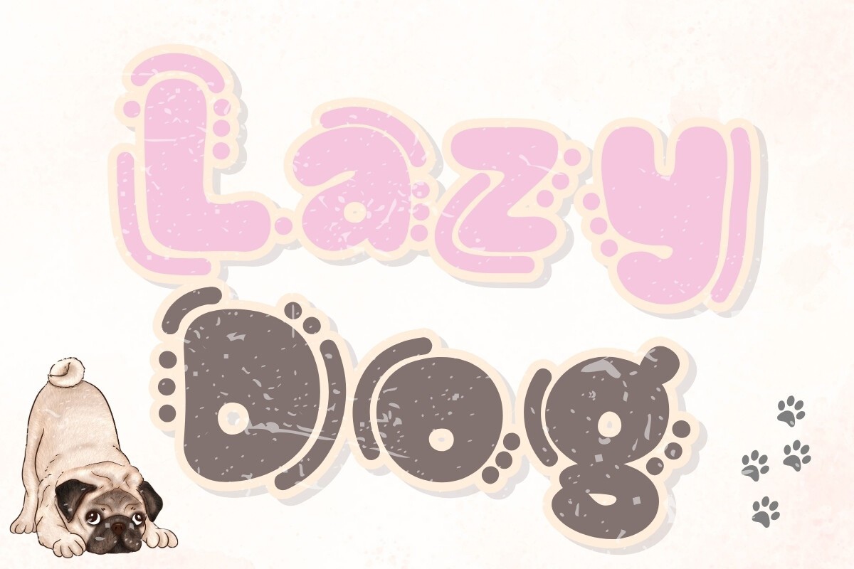 Шрифт Lazy Dog