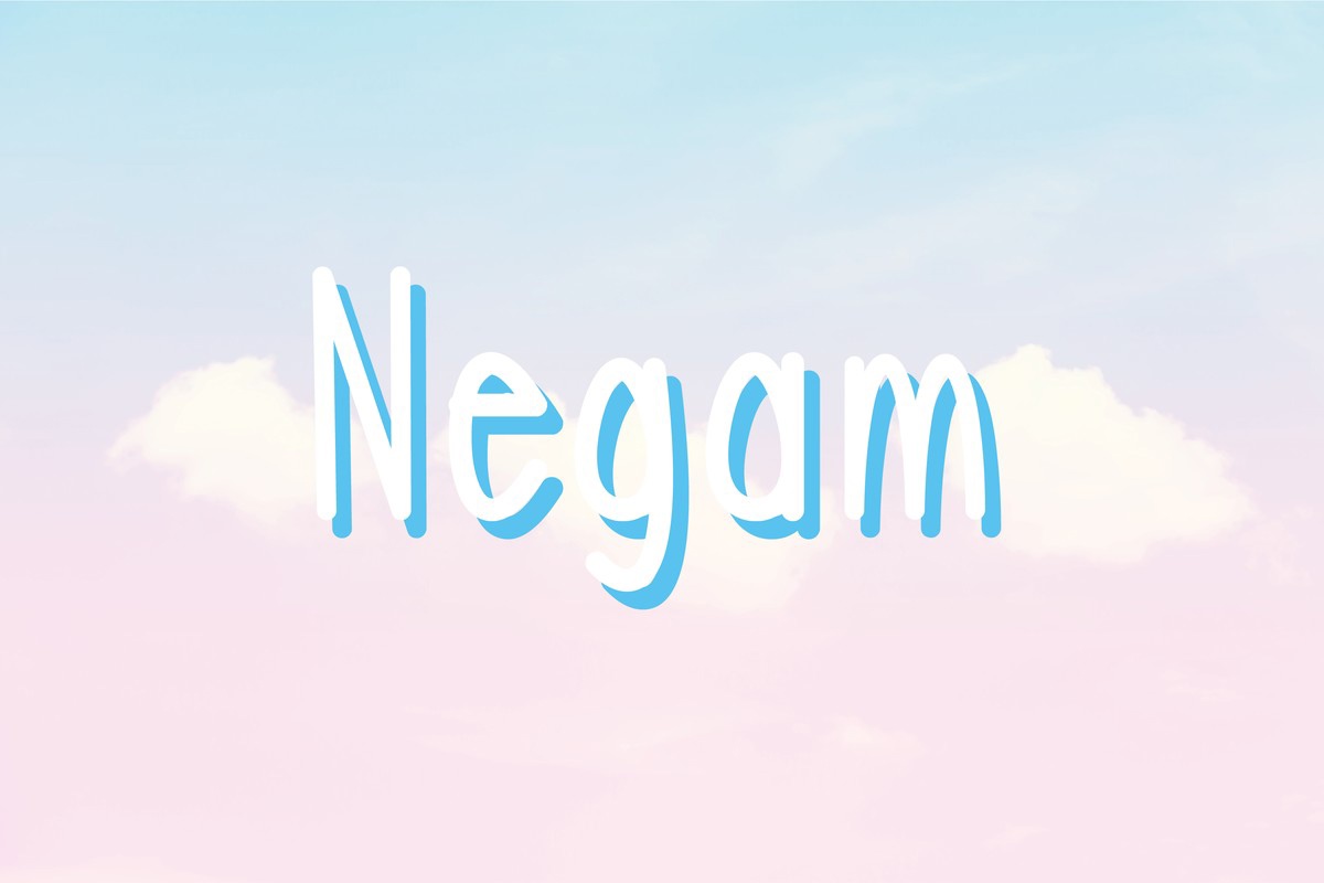 Шрифт Negam