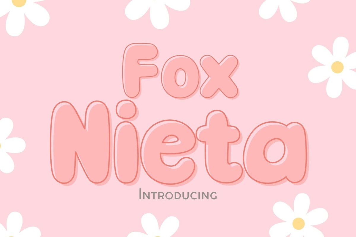 Шрифт Fox Nieta