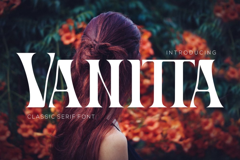 Шрифт Vanitta