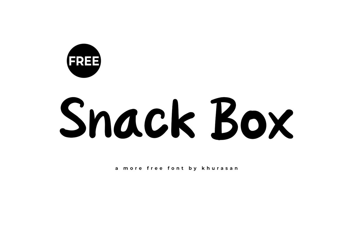 Шрифт Snack Box