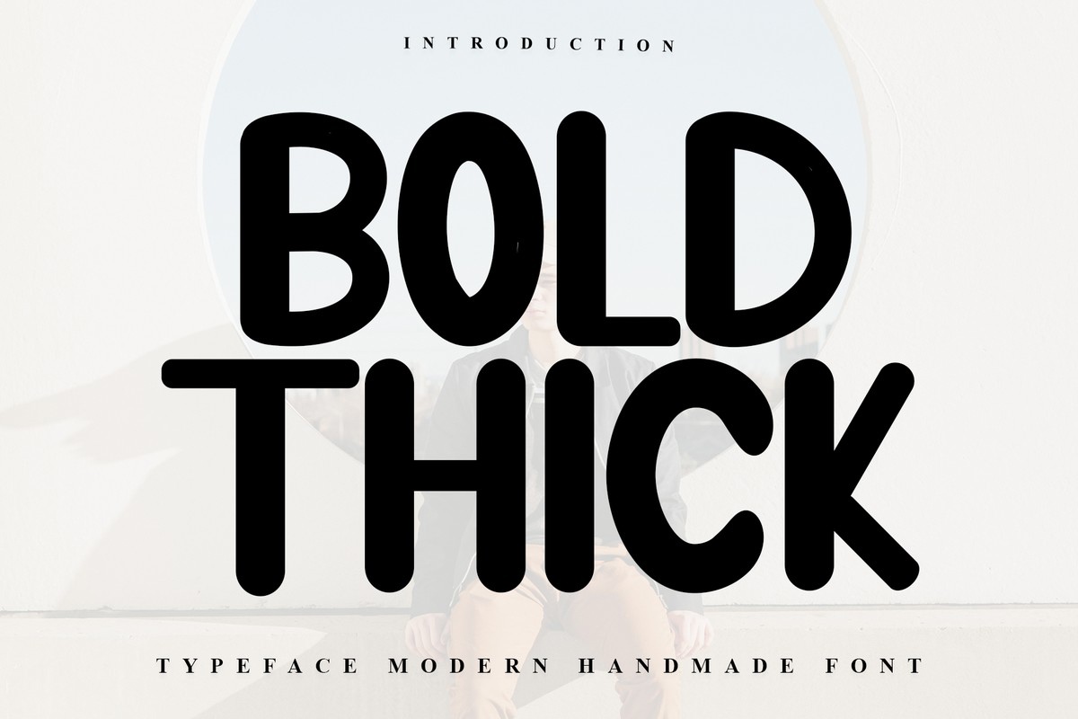 Шрифт Bold Thick