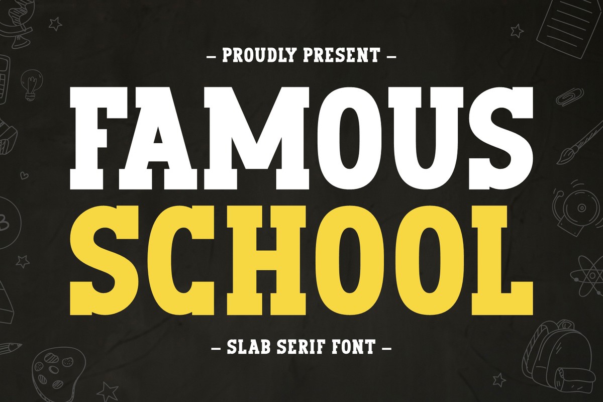 Шрифт Famous School