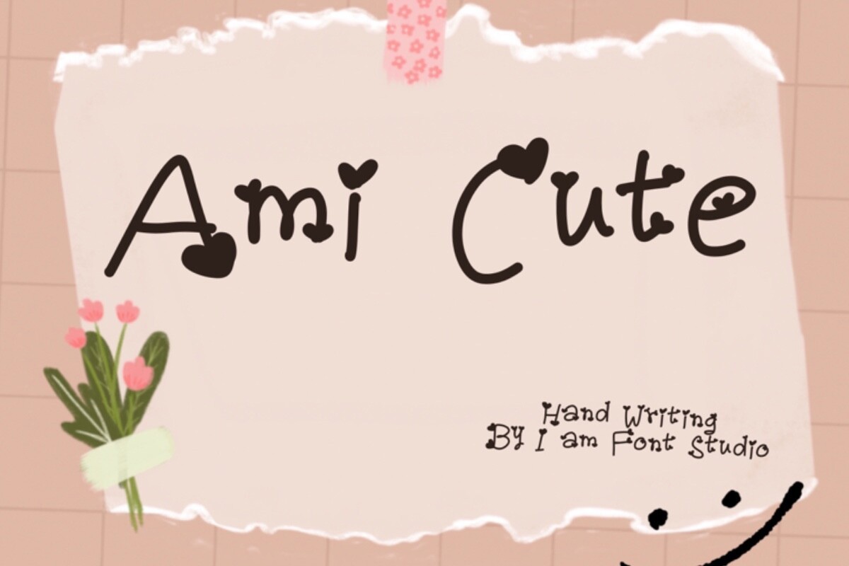 Шрифт Ami Cute