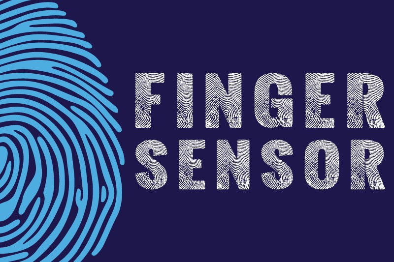 Шрифт Finger Sensor