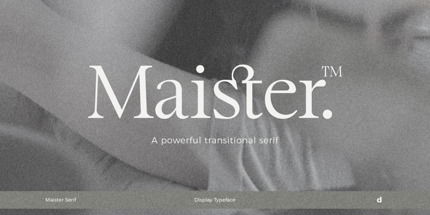 Шрифт Maister